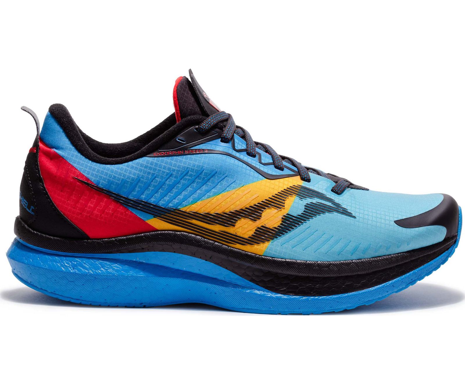 Saucony Endorphin Speed 2 Runshield Men\'s Running Shoes Blue / Black | Canada 479AHKP